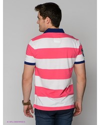 Мужская белая футболка-поло от Forecast