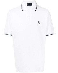 Мужская белая футболка-поло от Fred Perry