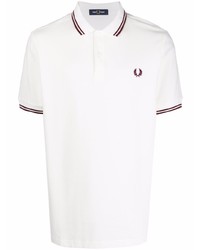 Мужская белая футболка-поло от Fred Perry