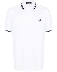 Мужская белая футболка-поло от Fred Perry