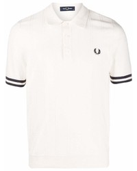 Мужская белая футболка-поло от Fred Perry