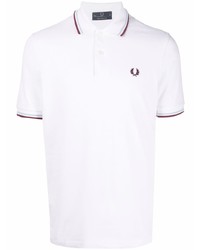 Мужская белая футболка-поло от Fred Perry