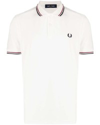 Мужская белая футболка-поло от Fred Perry