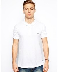 Мужская белая футболка-поло от French Connection