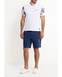 Мужская белая футболка-поло от Fresh Brand