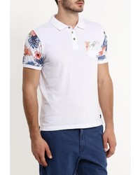 Мужская белая футболка-поло от Fresh Brand