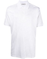 Мужская белая футболка-поло от Givenchy