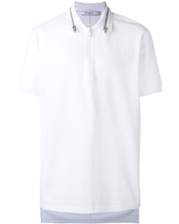 Мужская белая футболка-поло от Givenchy