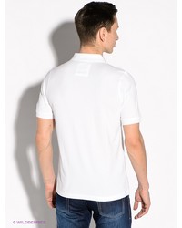 Мужская белая футболка-поло от Greg Horman