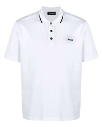 Мужская белая футболка-поло от Herno
