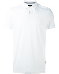 Мужская белая футболка-поло от Hugo Boss