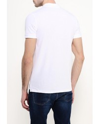 Мужская белая футболка-поло от Jack &amp; Jones