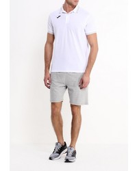 Мужская белая футболка-поло от Joma