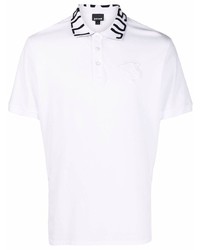 Мужская белая футболка-поло от Just Cavalli