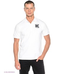 Мужская белая футболка-поло от Kelme