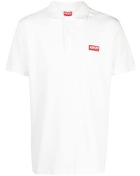 Мужская белая футболка-поло от Kenzo