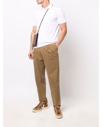 Мужская белая футболка-поло от Lardini