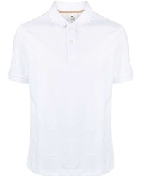 Мужская белая футболка-поло от lacoste live