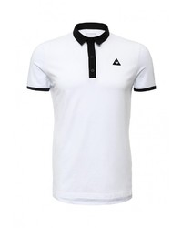 Мужская белая футболка-поло от Le Coq Sportif