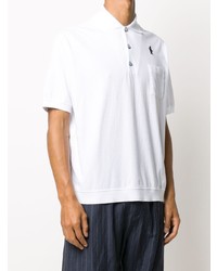 Мужская белая футболка-поло от Marni