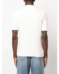 Мужская белая футболка-поло от Casablanca