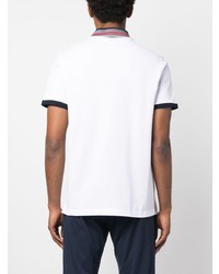 Мужская белая футболка-поло от Paul & Shark