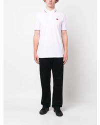 Мужская белая футболка-поло от Hugo