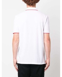 Мужская белая футболка-поло от Hugo