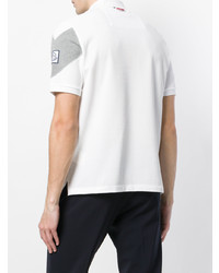 Мужская белая футболка-поло от Moncler Gamme Bleu