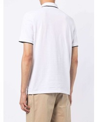 Мужская белая футболка-поло от BOSS