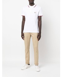 Мужская белая футболка-поло от Pyrenex