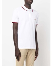 Мужская белая футболка-поло от Pyrenex