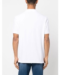 Мужская белая футболка-поло от Paul Smith