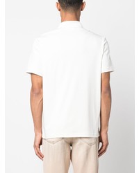Мужская белая футболка-поло от Calvin Klein