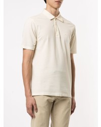 Мужская белая футболка-поло от Gieves & Hawkes