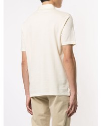 Мужская белая футболка-поло от Gieves & Hawkes