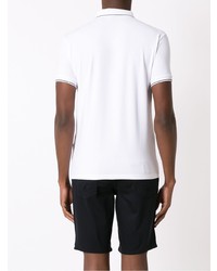 Мужская белая футболка-поло от Armani Exchange