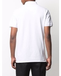 Мужская белая футболка-поло от Just Cavalli