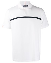 Мужская белая футболка-поло от Loro Piana