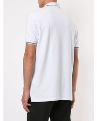 Мужская белая футболка-поло от Love Moschino