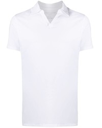 Мужская белая футболка-поло от Majestic Filatures
