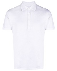 Мужская белая футболка-поло от Majestic Filatures