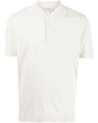 Мужская белая футболка-поло от Man On The Boon.