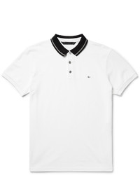 Мужская белая футболка-поло от Marc by Marc Jacobs