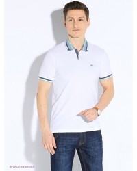 Мужская белая футболка-поло от Marco Masini