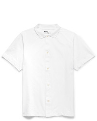 Мужская белая футболка-поло от Margaret Howell