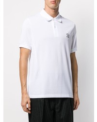 Мужская белая футболка-поло от Raf Simons X Fred Perry