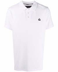 Мужская белая футболка-поло от Moose Knuckles