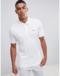 Мужская белая футболка-поло от Nicce London