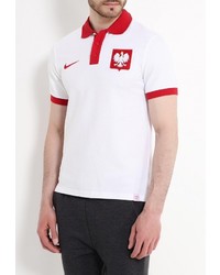 Мужская белая футболка-поло от Nike